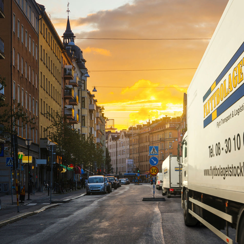 Flytthjälp Stockholm flyttbil
